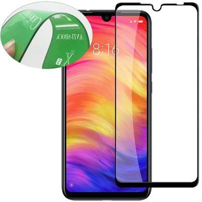 Защитная пленка Ceramics 9D для Xiaomi Redmi Note 9 / Redmi 10X / Note 9T Black 62014