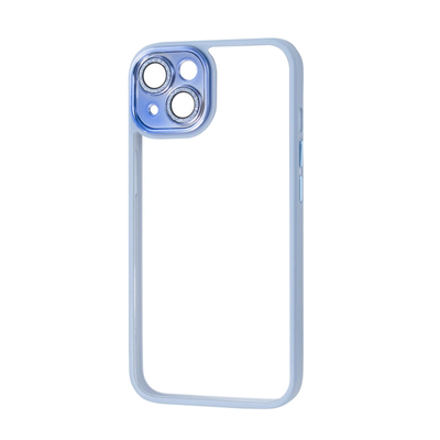 Чехол PHIBR Xrome Lens для Iphone 14 Прозрачный / Sierra Blue 82529