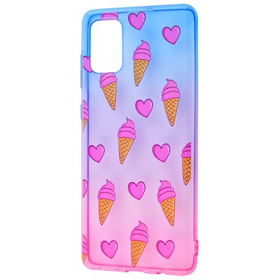 Чохол WAVE Sweet Acid для Xiaomi Redmi Note 10 5G / Poco M3 Pro Blue / Pink / Ice cream 56186