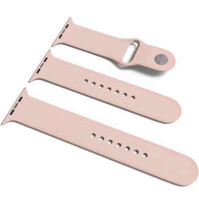 Ремешок Silicone Sport Band для Apple Watch 42/44/45/49 mm S/M Розовый / Pink Sand 47600