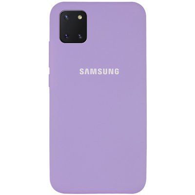 Чехол Silicone Cover для Samsung Galaxy Note 10 Lite Сиреневый / Dasheen 54798