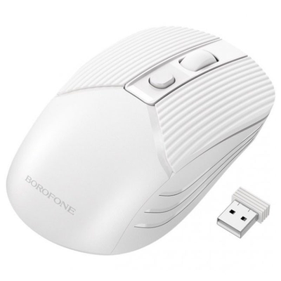 Мышь беспроводная BOROFONE BG5 Business White 65067