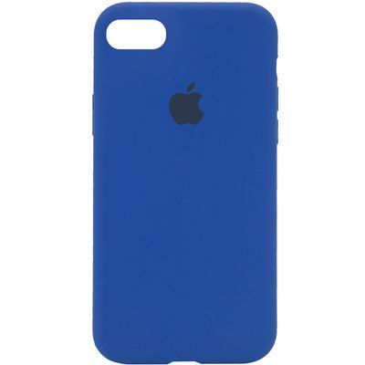 Чехол Silicone Case 360 для Iphone 7 / 8 / SE 2020 Синий / Royal blue 53181