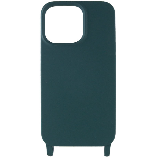 Чехол California со шнурками для Iphone 12 Pro Max Зеленый / Forest green 69449