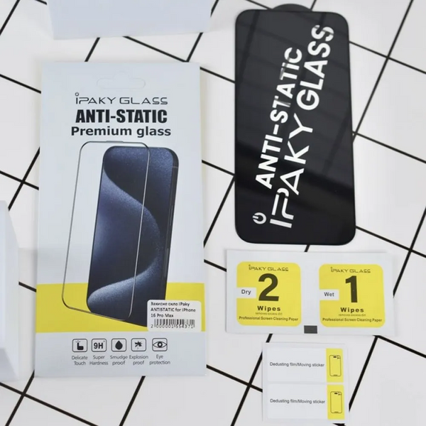 Захисне скло Ipaky ANTISTATIC для Iphone 7 Plus / 8 Plus Black 87422