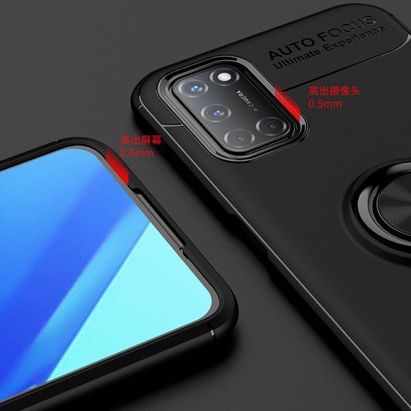Чехол Din Color Magnet Ring для Oppo A52 / A72 / A92 Черный 52937