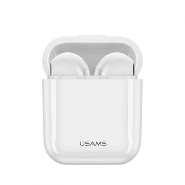 Наушники беспроводные USAMS F10 LC Series BHULC01 White 41225