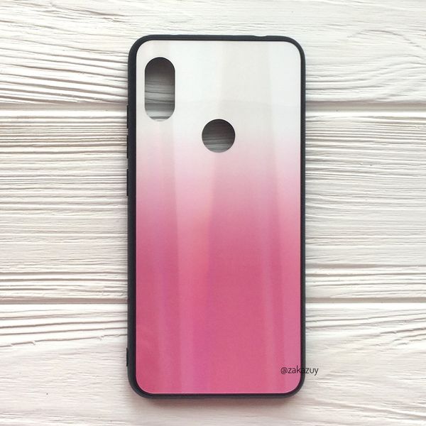 Чехол Aurora Gradient для Xiaomi Redmi Note 6 / 6 Pro Белый / Розовый 32990