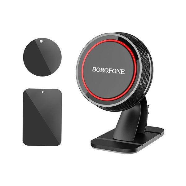 Автотримач для телефона Borofone BH13 Journey magnetic Black / Red 59595