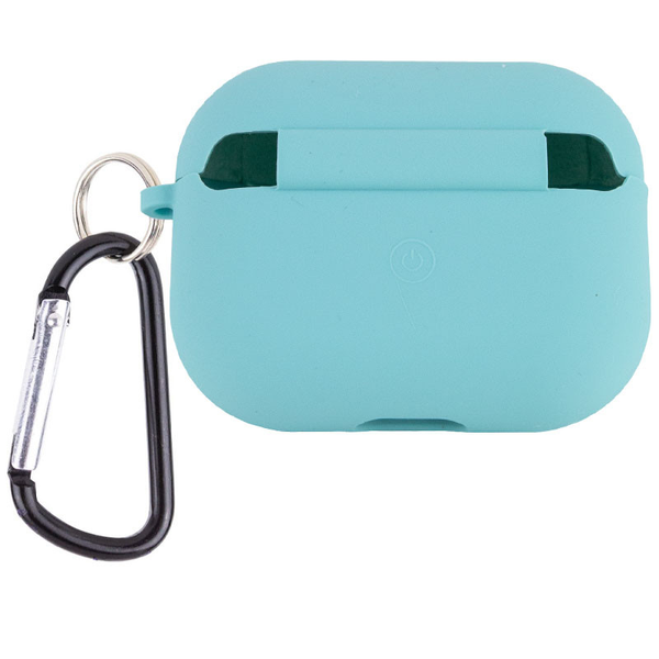 Чохол Silicone Case для Apple Airpods 3 Бірюзовий / Marine Green 66981