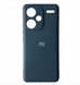 Чехол Silicone Case 360 с защитой камеры для Xiaomi Redmi Note 13 Pro+5G Navy Blue