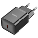 Мережевий зарядний пристрій Hoco N27 Innovative single port PD20W 1 Type-C Black 88456 2