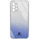 Чохол TPU+Glass Swarovski Full для Samsung Galaxy A52 / A52s Синій 56025