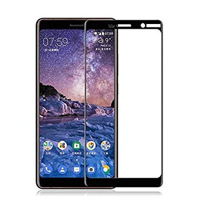 Захисне скло Full Cover для Nokia 7 Plus Black 34388