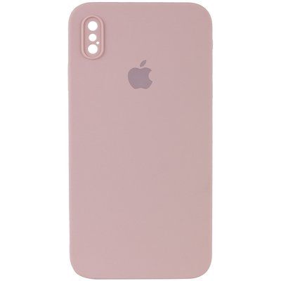 Чехол Silicone Case Square для Iphone X / XS Pink Sand 60739