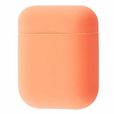 Чехол Silicone Slim New для Apple Airpods 2 Bright pink 36584
