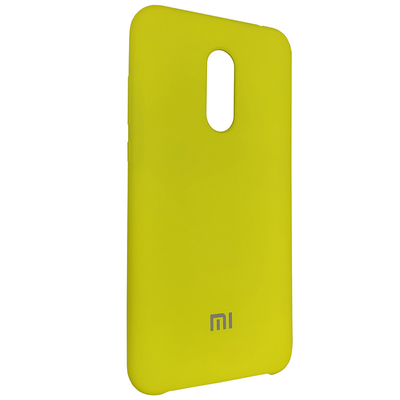 Чохол Silicone Cover Silky для Xiaomi Redmi 5 Жовтий 86395