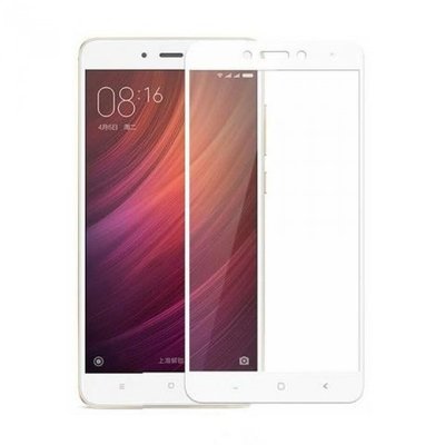 Защитное стекло Full Cover для Xiaomi Redmi 4 Prime / 4 Pro White 30929