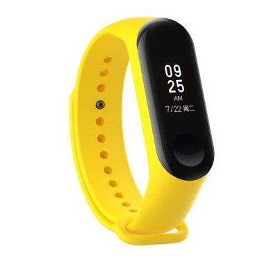 Ремешок Silicone для Xiaomi Mi Band 3/4 Yellow 37803