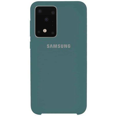 Чехол Silicone Case для Samsung Galaxy S20 Ultra Зеленый / Pine green 40177