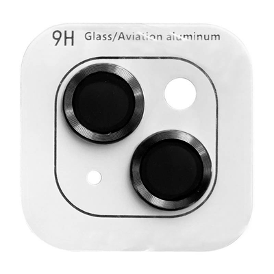 Защитное стекло Metal Classic на камеру для IPhone 14 / 14 Plus Черный / Midnight 66326
