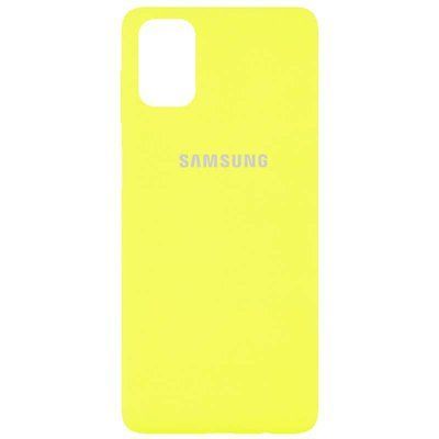 Чехол Silicone Cover для Samsung Galaxy M51 Желтый / Lemon 48395