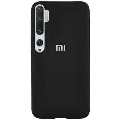 Чохол Silicone Cover для Xiaomi Mi Note 10 / Mi Note 10 Pro Чорний / Black 38512