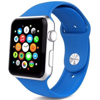 Ремешок Silicone для Apple Watch 42/44/45/49 mm Синий / Royal blue 50605