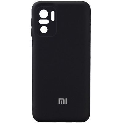 Чехол Silicone Cover Camera для Xiaomi Redmi Note 10 / Note 10s / Poco M5s Черный / Black 54649