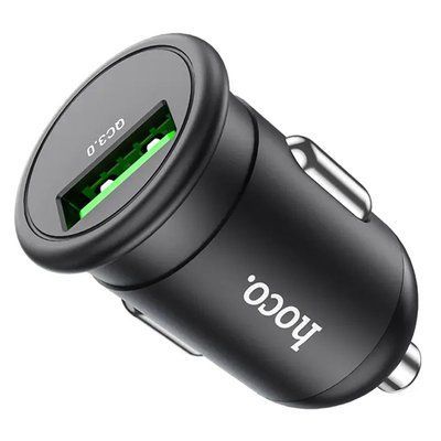 Автомобильное зарядное устройство Hoco Z43 QC3.0 1USB / 18W Black 83568