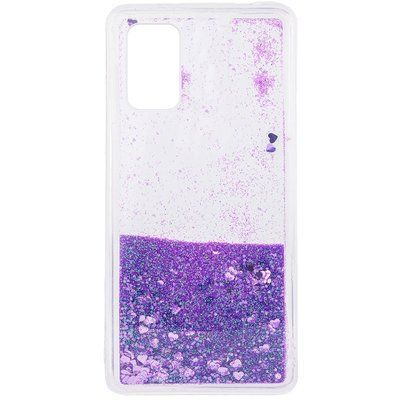 Чехол Liquid hearts для Oppo A52 / A72 / A92 Фиолетовый 59282
