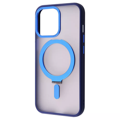 Чохол WAVE Attraction MagSafe підставкою для Iphone 14 Pro Max Blue 69804