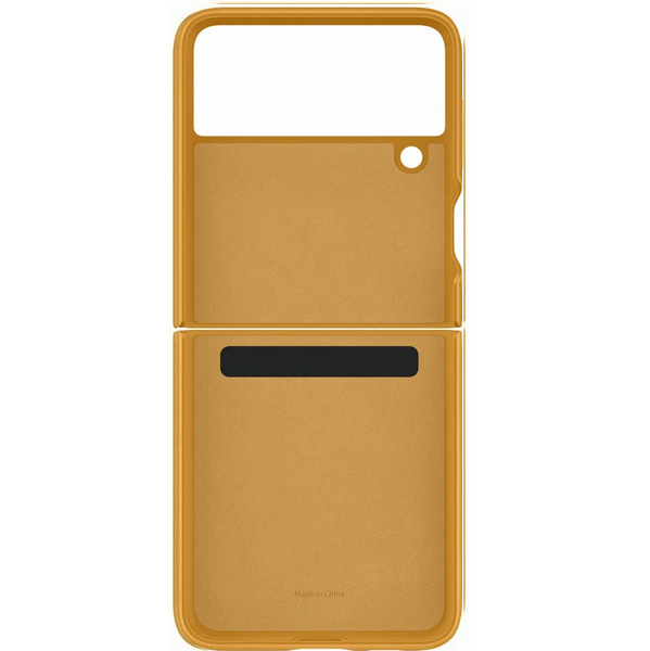 Чехол для Leather Cover Mustard Samsung Galaxy Z Flip 3 F711 EF-VF711LYEGRU Горчичный