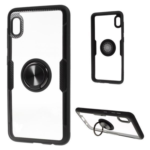 Чехол Din Crystal Magnet Ring для Iphone X / XS Черный 36264