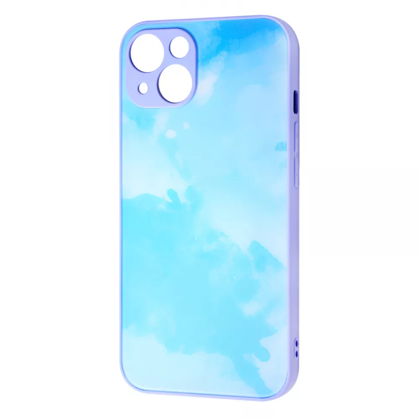 Чехол TPU+Glass Bright NoLogo для Iphone 13 Мint green 65220