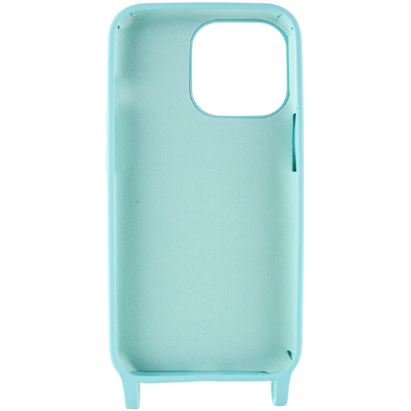 Чехол California со шнурками для Iphone 12 Pro Max Бирюзовый / Marine Green 69450
