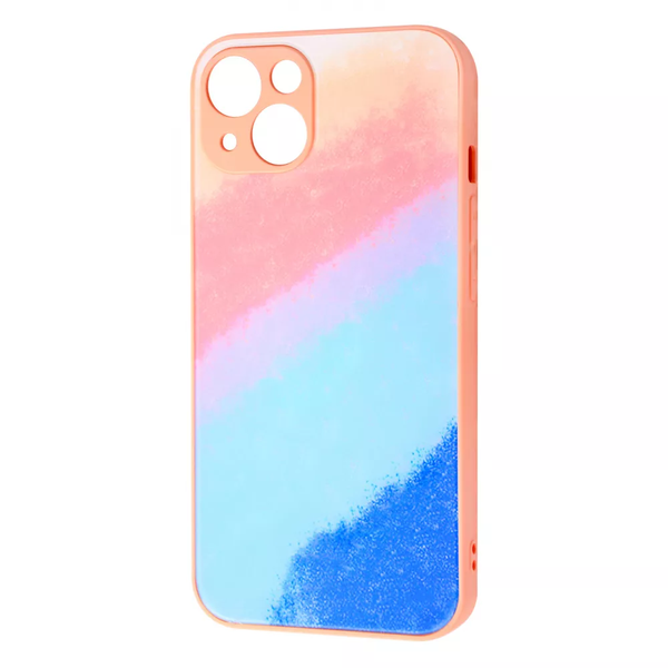 Чехол TPU+Glass Bright NoLogo для Iphone 13 Мint green 65220