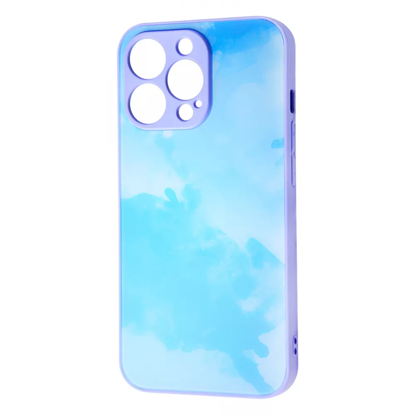 Чехол TPU+Glass Bright NoLogo для Iphone 13 Мint green 65220