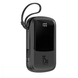 Внешний аккумулятор Baseus Q Pow Digital Display 3A 10000 mAh 15W With Lightning Cable Black 61033 4