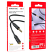Кабель Удлинитель AUX 2 pin Borofone BL12 3.5 Audio Extension 1м Черный 66680 4