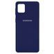 Чехол Silicone Cover для Samsung Galaxy Note 10 Lite Темно-синий / Midnight blue 54799