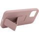 Чехол Silicone Hand Holder для Iphone 12 Pro Max Розовый / Pink Sand 57124 4