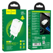 Мережевий зарядний пристрій HOCO N28 Founder PD20W+QC3.0 charger 1xUSB 1xType-C White 88457 4