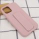Чехол Silicone Hand Holder для Iphone 12 Pro Max Розовый / Pink Sand 57124 5