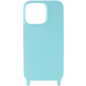 Чехол California со шнурками для Iphone 12 Pro Max Бирюзовый / Marine Green 69450 2