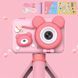 Дитячий фотоапарат D32 зі штативом тріпод Pink 81492 2