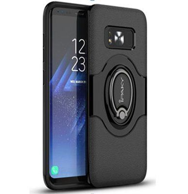 Противоударный чехол Ipaky Feather Magnet Ring для Samsung Galaxy S8 Black 32552