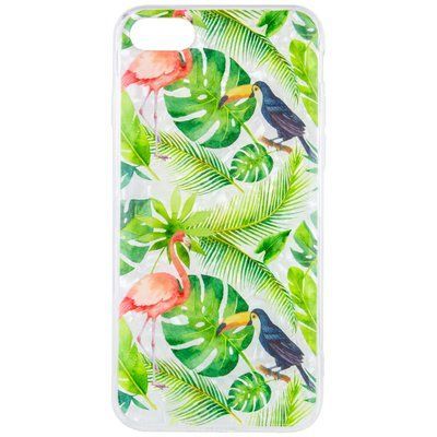 Чохол Glue Фламінго для Iphone 7 / 8 / SE 2020 Зелений 47540