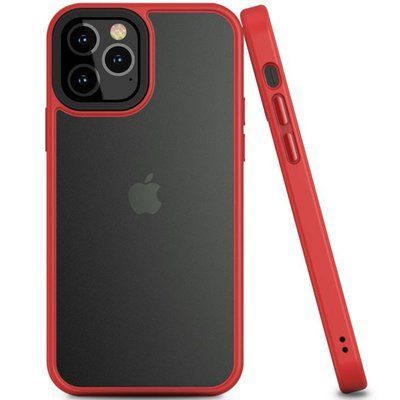 Чохол Metal Buttons для Iphone 12 Pro Max Червоний 50708
