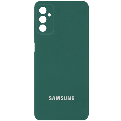 Чохол Silicone Full Camera AA для Samsung Galaxy A04s Зелений / Pine green 66782